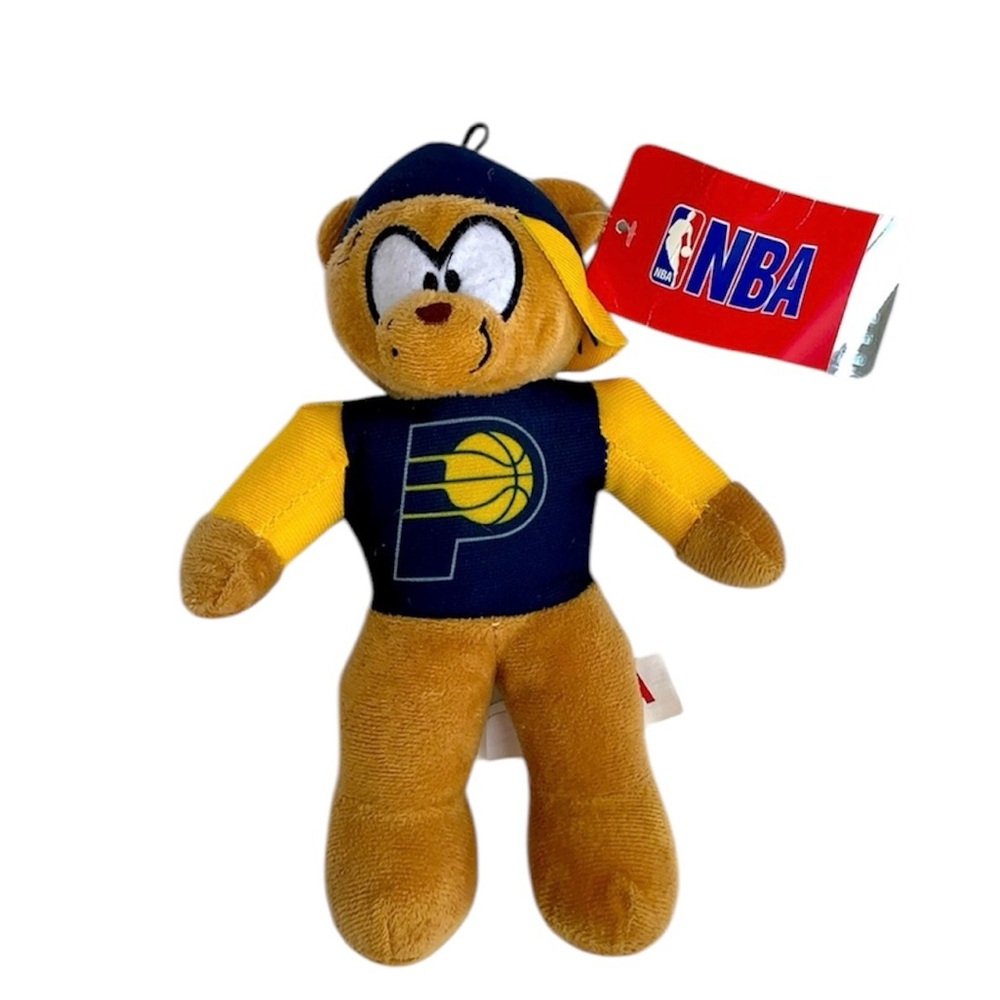 NBA Indiana Pacers 9” Plush Teddy Bear NBA Stuffed Animal Collectible. NWT